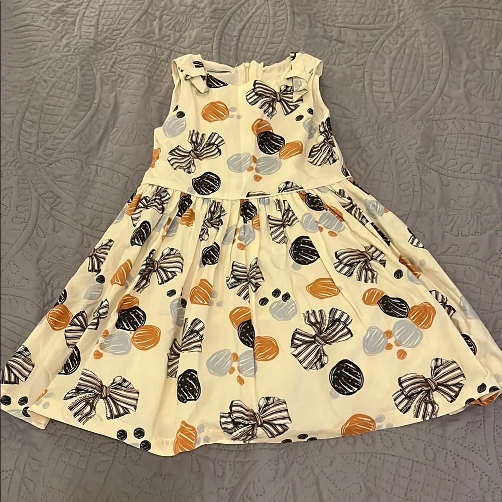 Primigi Cream Sleeveless A-line Sundress - Picture 1 of 4